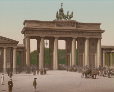 Brandenburger Tor um 1900 Kopie #9