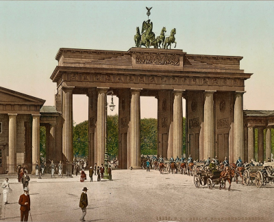 Brandenburger Tor um 1900 Originalbild